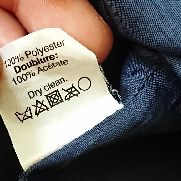 J. CREW Navy Blue & Pink Polka Dot Dress Size 6 - Picture 11 of 11